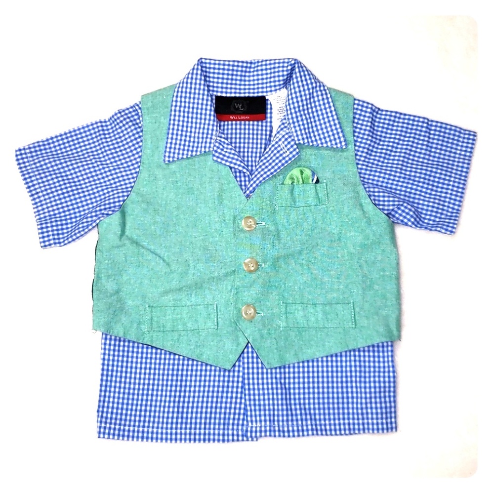 Will Logan 2 pc boys vest size 24 months